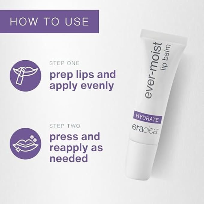 eraclea EVER-MOIST LIP BALM, LIP REPAIR TREATMENT FOR DRY, CHAPPED LIPS, LIP MOISTURIZER WITH BEESWAX, HYALURONIC ACID AND SHEA BUTTER, ANTI-AGING CRACKED LIP REPAIR FOR YOUTHFUL LIPS (0.4 OZ) - Image 4